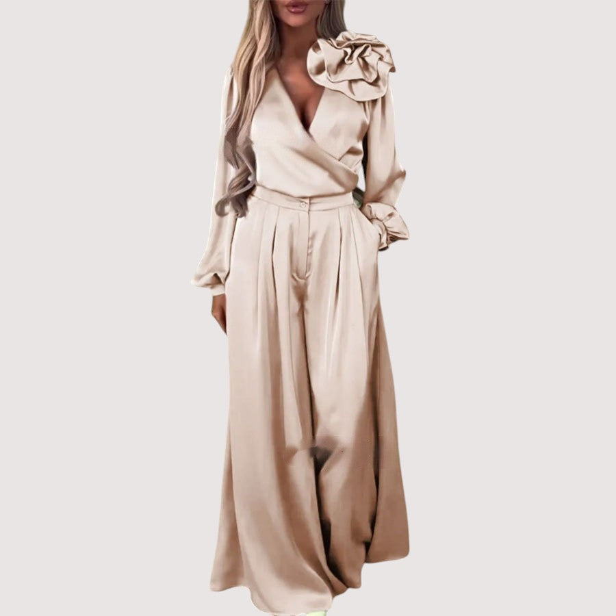 Damen Satin-Set – Luxuriös, Elegant & Fließend