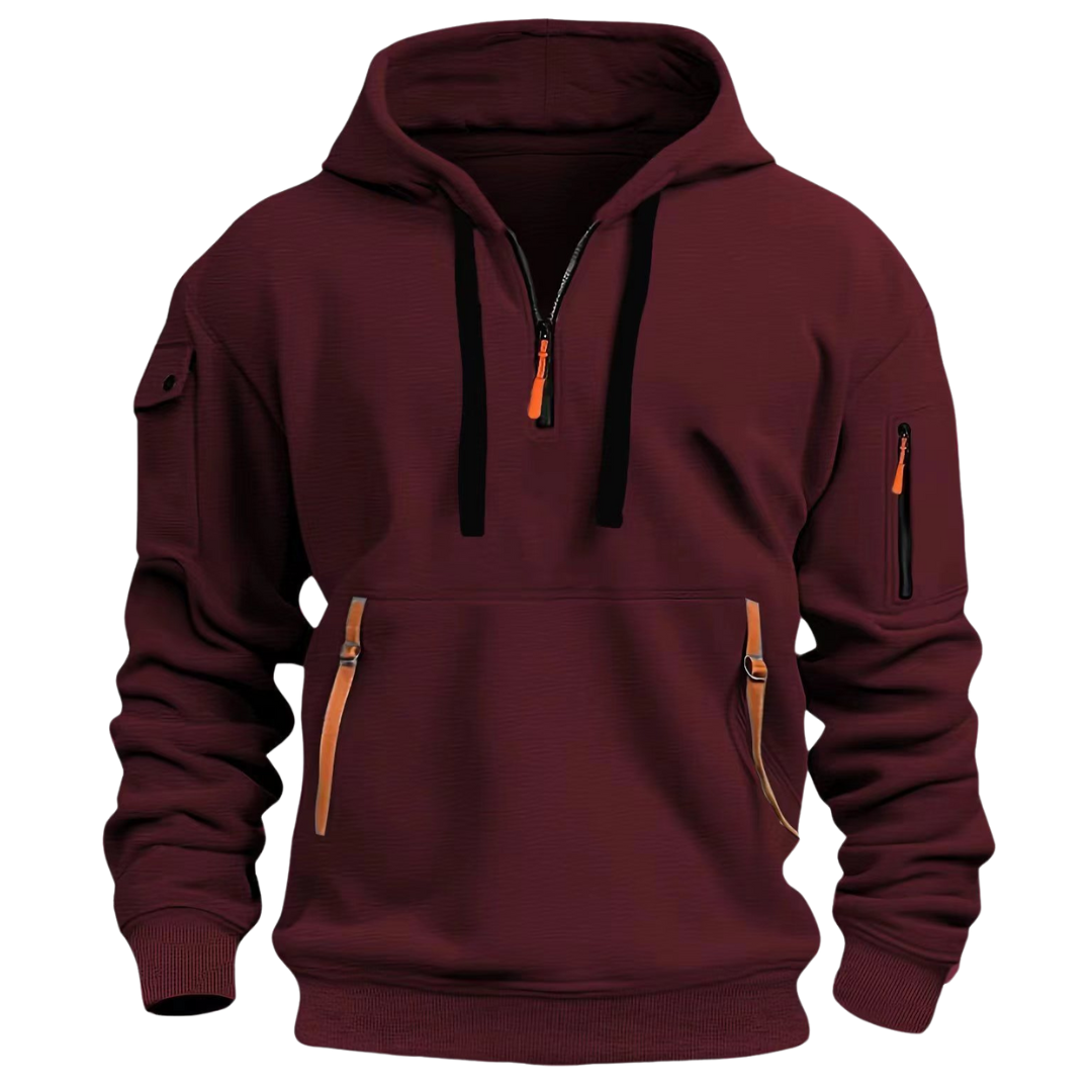 Ludomir – Langarm Kapuzenpullover Mit Mehreren Taschen