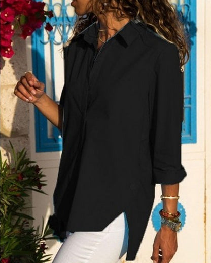 Vielseitige helle Bluse