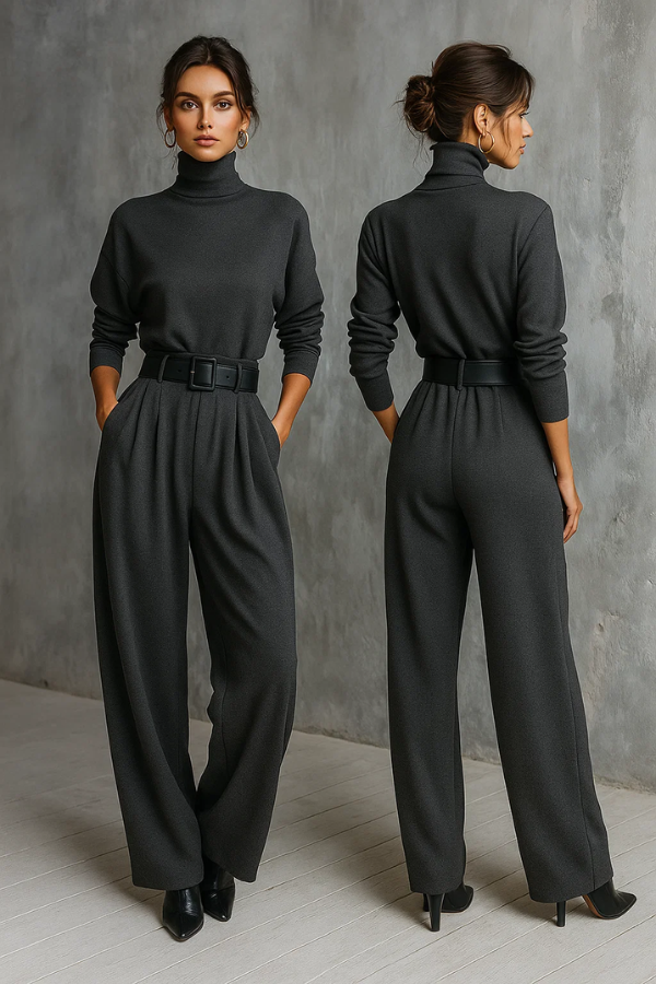 Melian | Jumpsuit mit Rollkragen