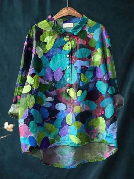 SERAPHINA I RETRO-BLUMENBLUSE