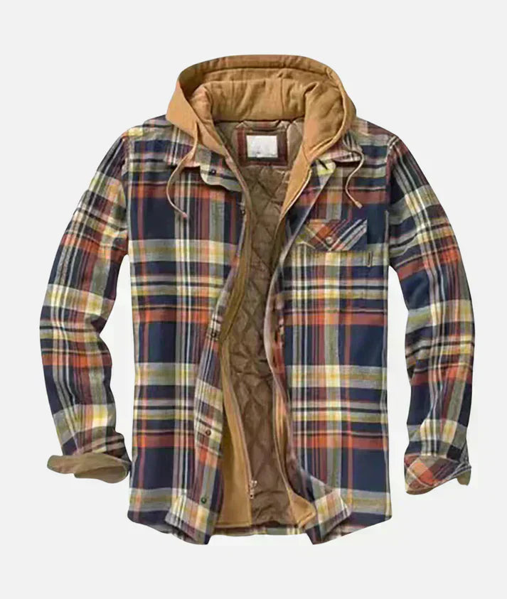 RICHARD Karierte Patchworkjacke