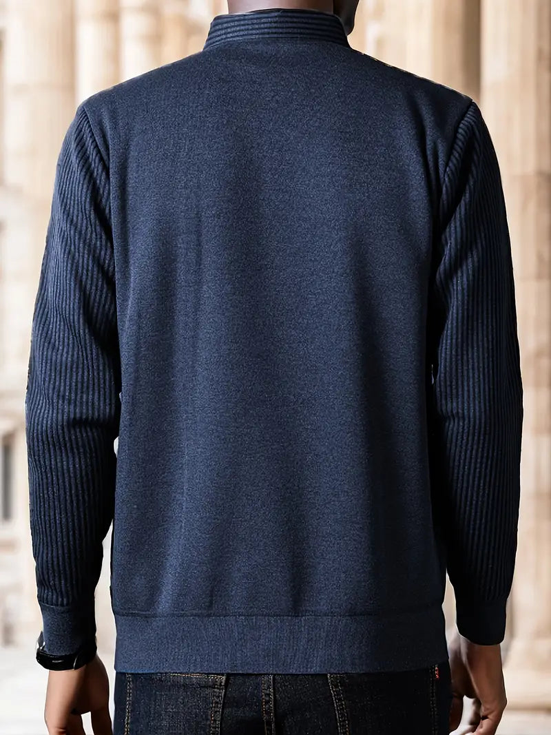 Leroy - Lässiger Pullover mit langen Ärmeln aus Strick