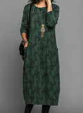 Corina Rundhalsausschnitt Lässiges Winterkleid