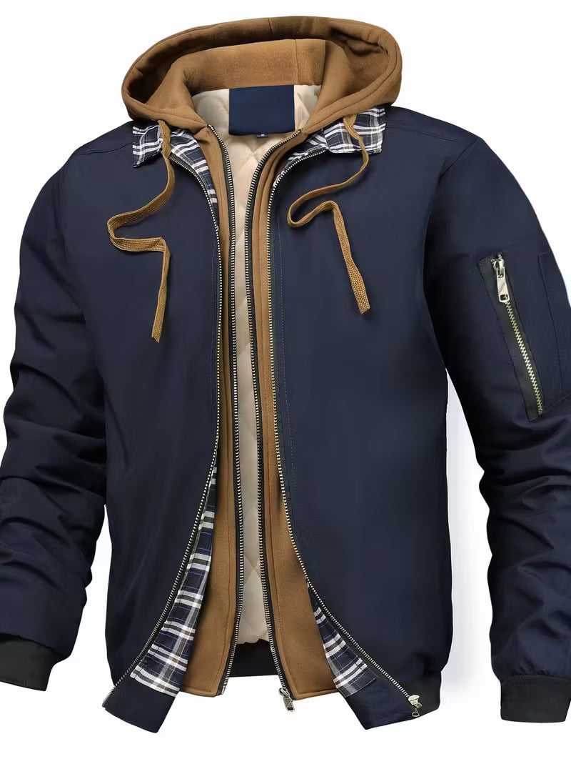 Sylvain | Kapuzenjacke im Luftwaffe-Stil