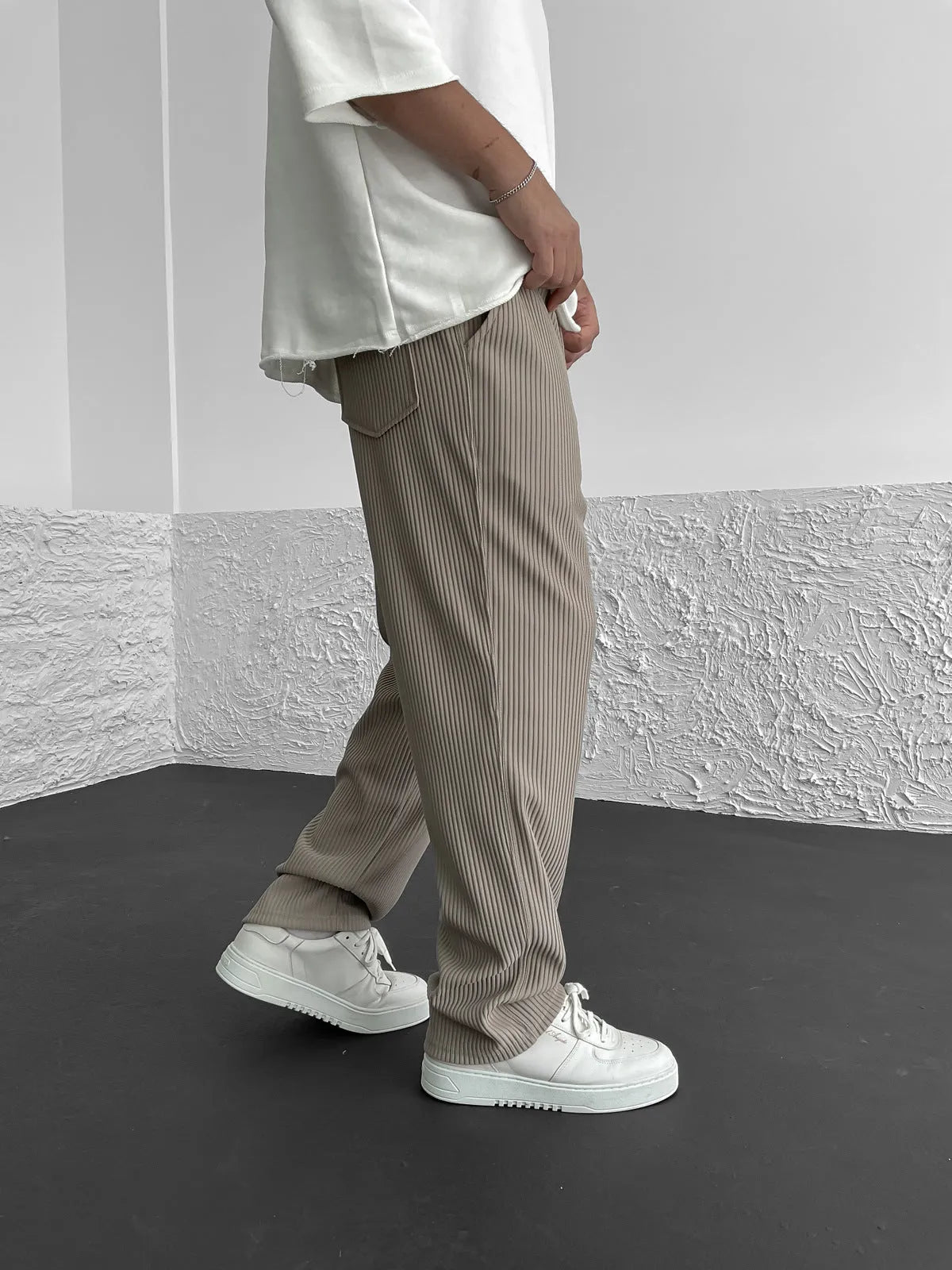 Wigand Comfort Gerippte Elasthan Hose