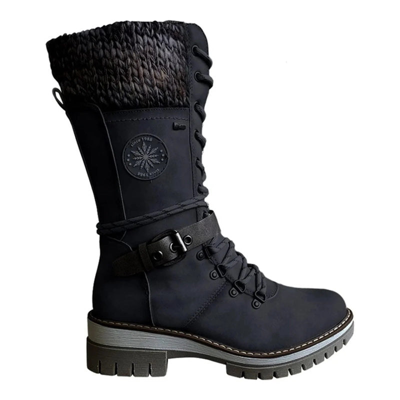 FrostLuxe - Wasserdichte Schnürstiefel