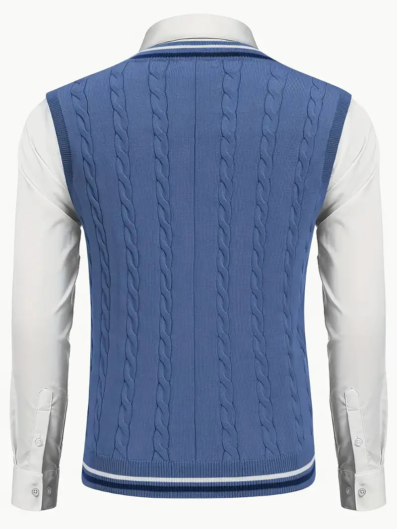 Duane | Ärmelloser Strickpullover
