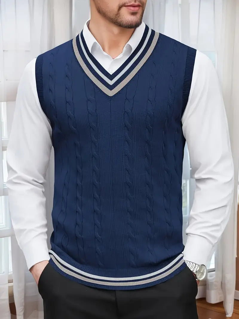 Duane | Ärmelloser Strickpullover