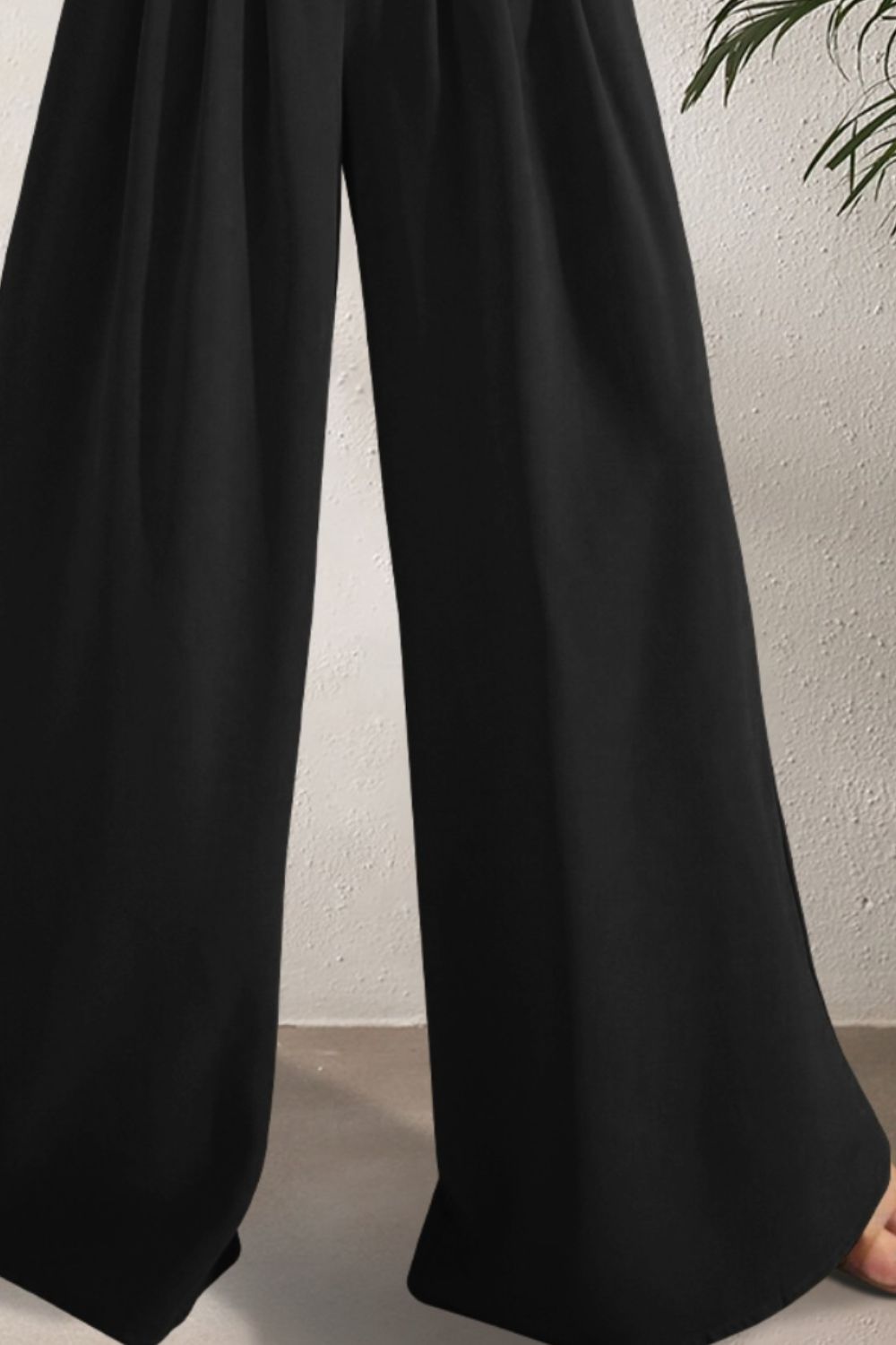 Jueine | Pocketed High Waist Wide Leg Pants