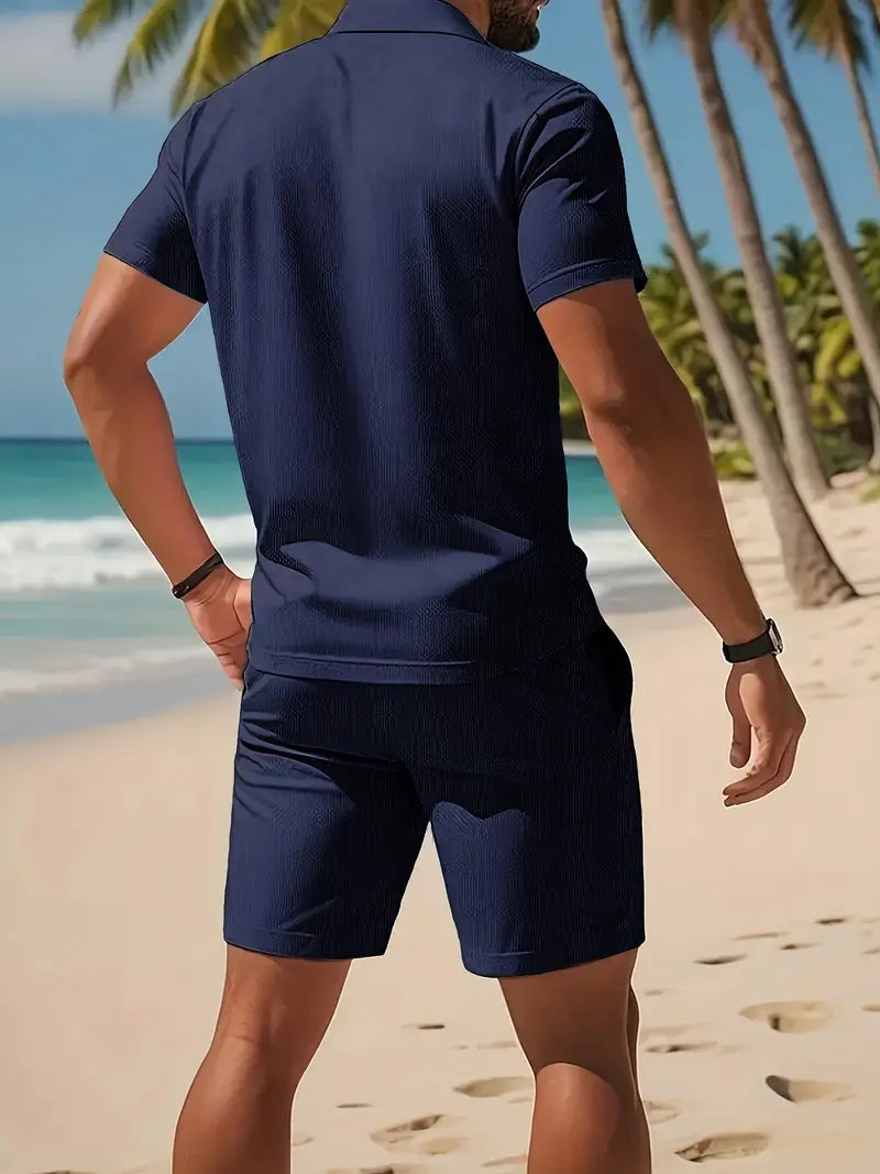 Kelvin Lässiges Zweiteiliges Sportset