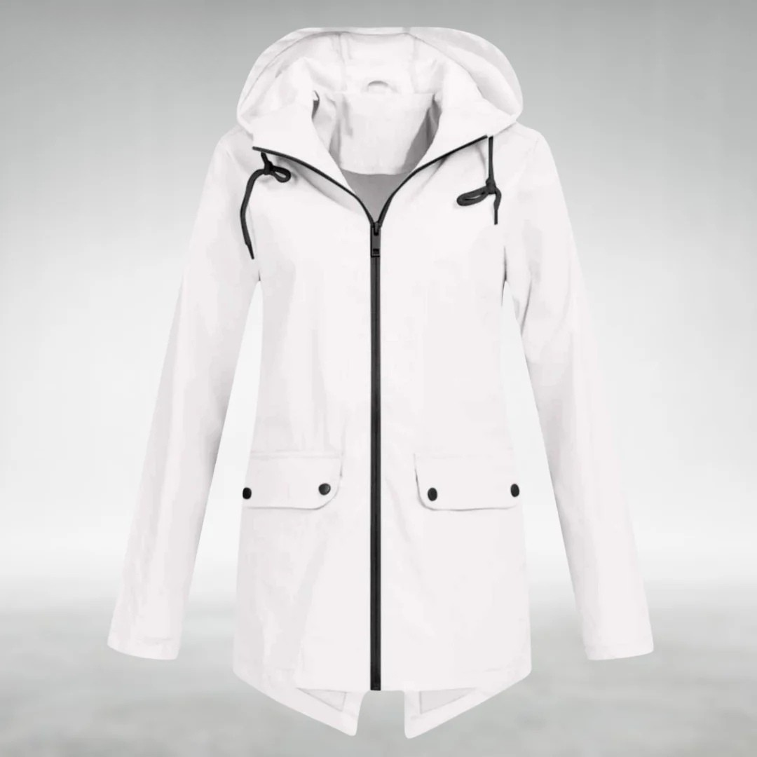 Jalena – Wasserdichte Kapuzenjacke mit Taschen