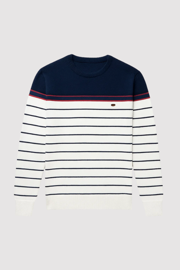 BOSSHARD | Herrenpullover mit Streifenmuster