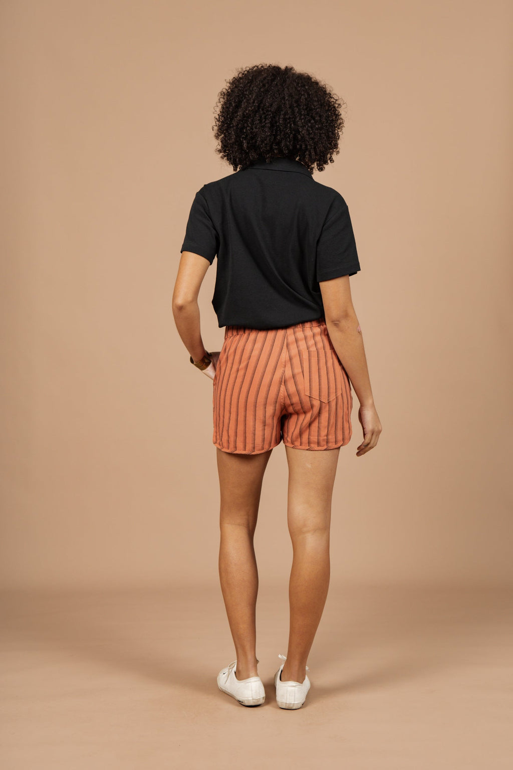 Luca Shorts / Rostfarbener Gürtel