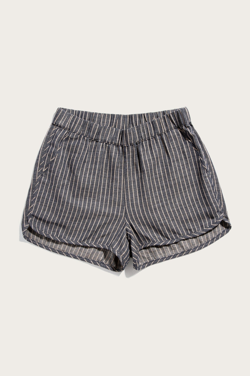 Luca Shorty Sportliche / Denim im Fischgrätmuster