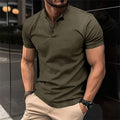 Glanzschnitt Herren Polo-Shirt
