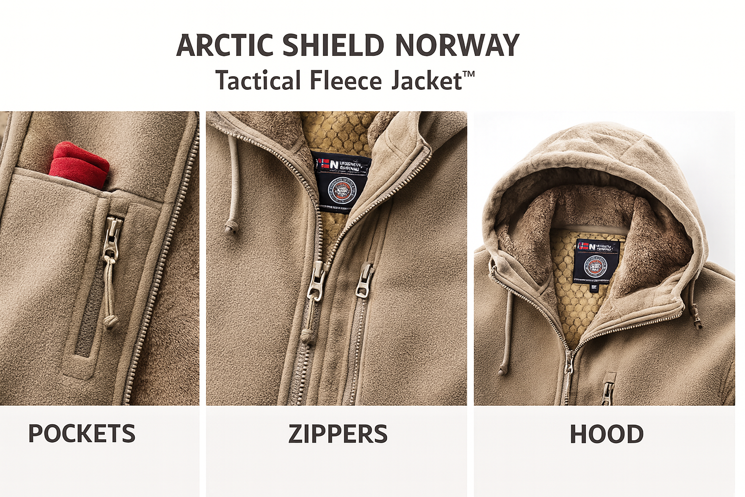 Arctic Shield | Norwegische Taktische Fleecejacke