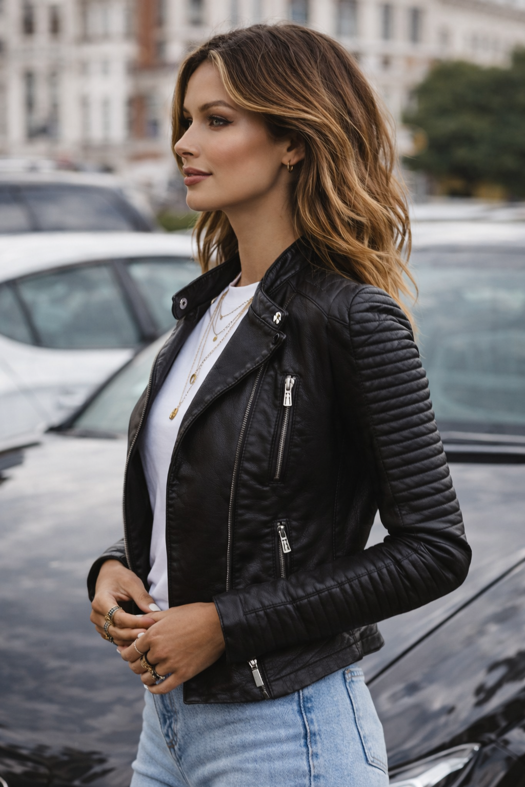 Sabrynne | Lederjacke
