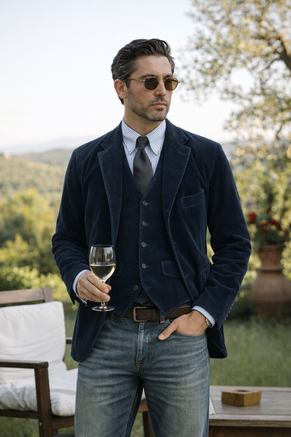 Manuel | Eleganter Anzug mit Jacke und Weste