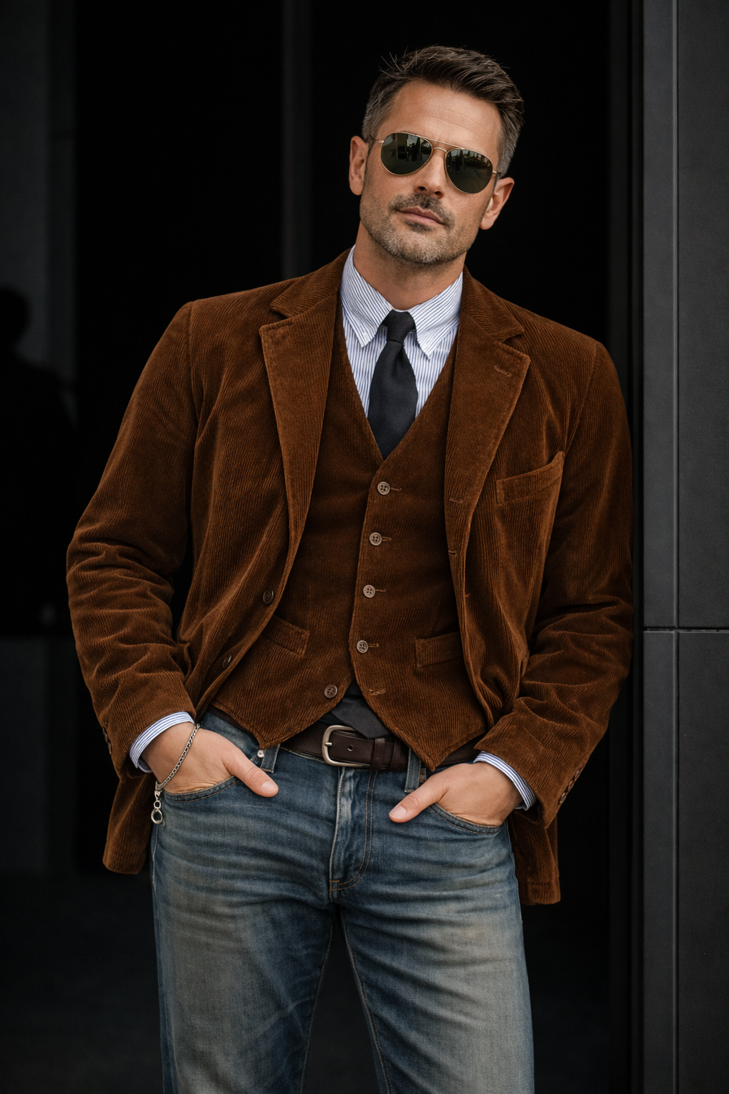 Manuel | Eleganter Anzug mit Jacke und Weste