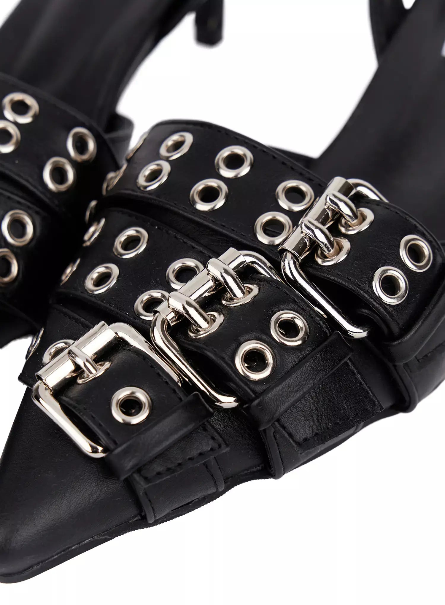 Stylische Schnalle Stiletto Absätze IM530