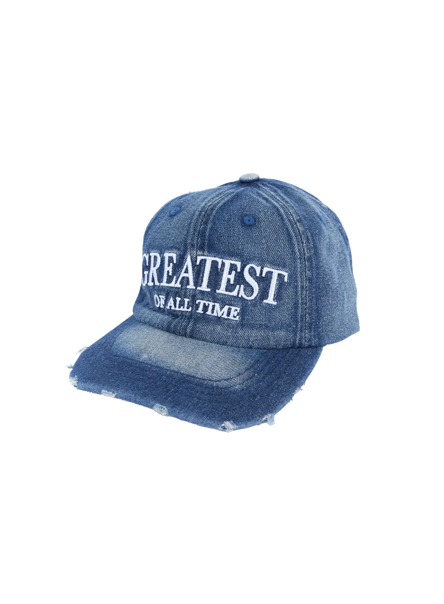 Herren Distressed-Denim Baseballmütze IL529