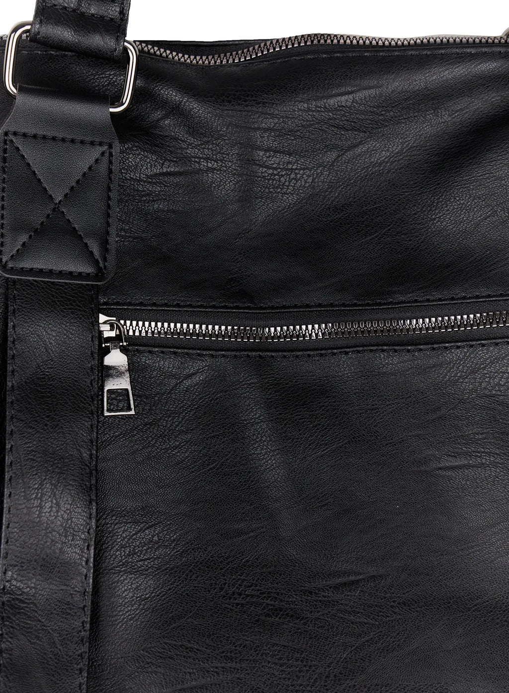 Faux-Leder Tote Bag IO506