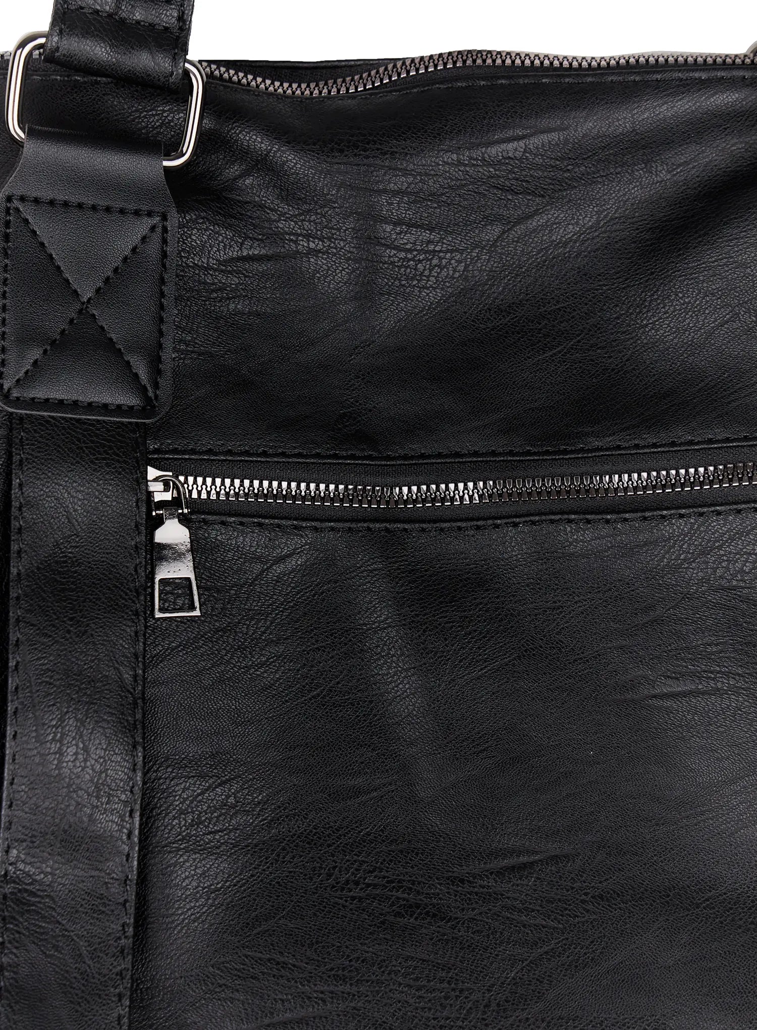 Faux-Leder Tote Bag IO506