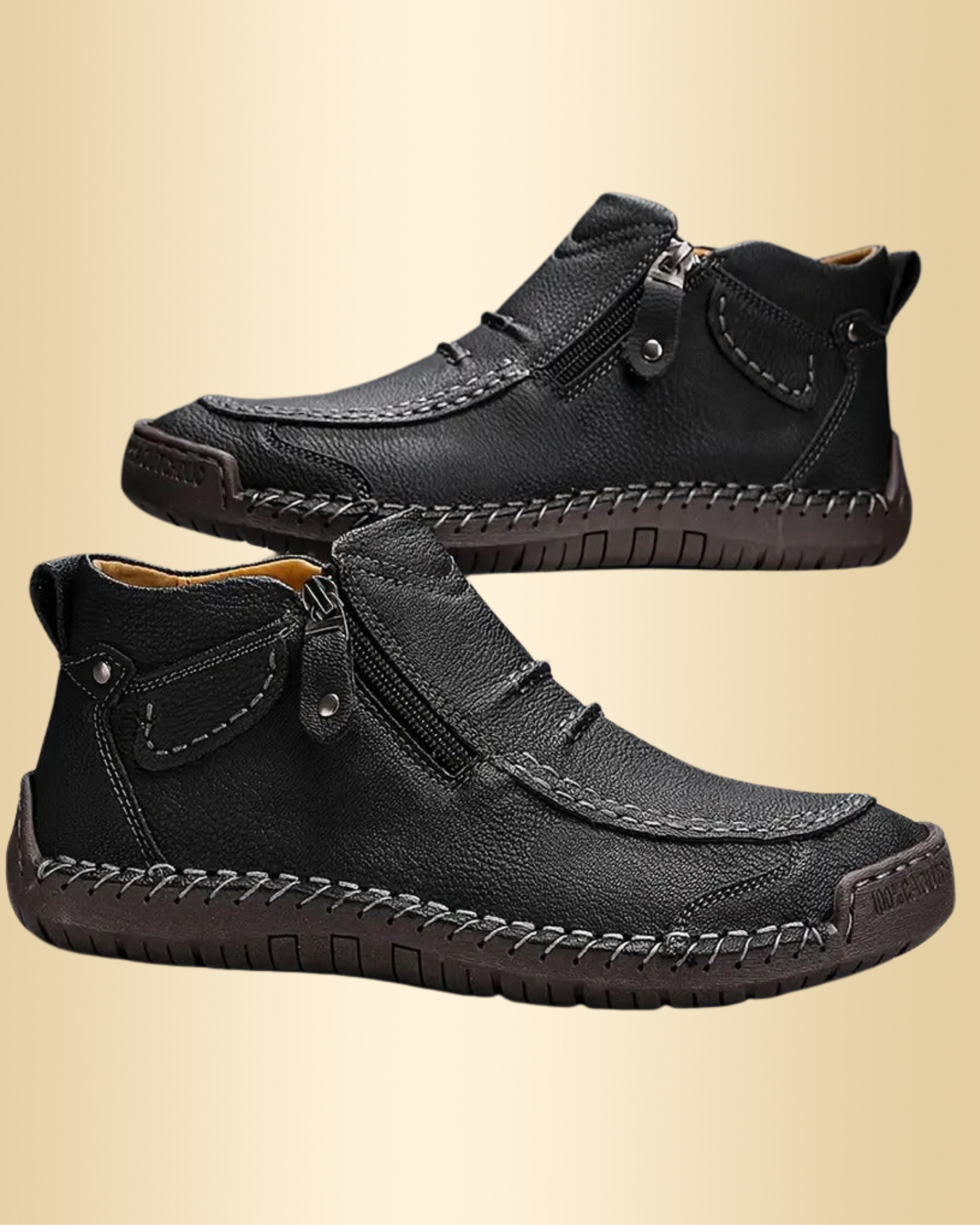 Herren Orthopädische Lederschuhe – Stabil, Bequem & Alltagstauglich