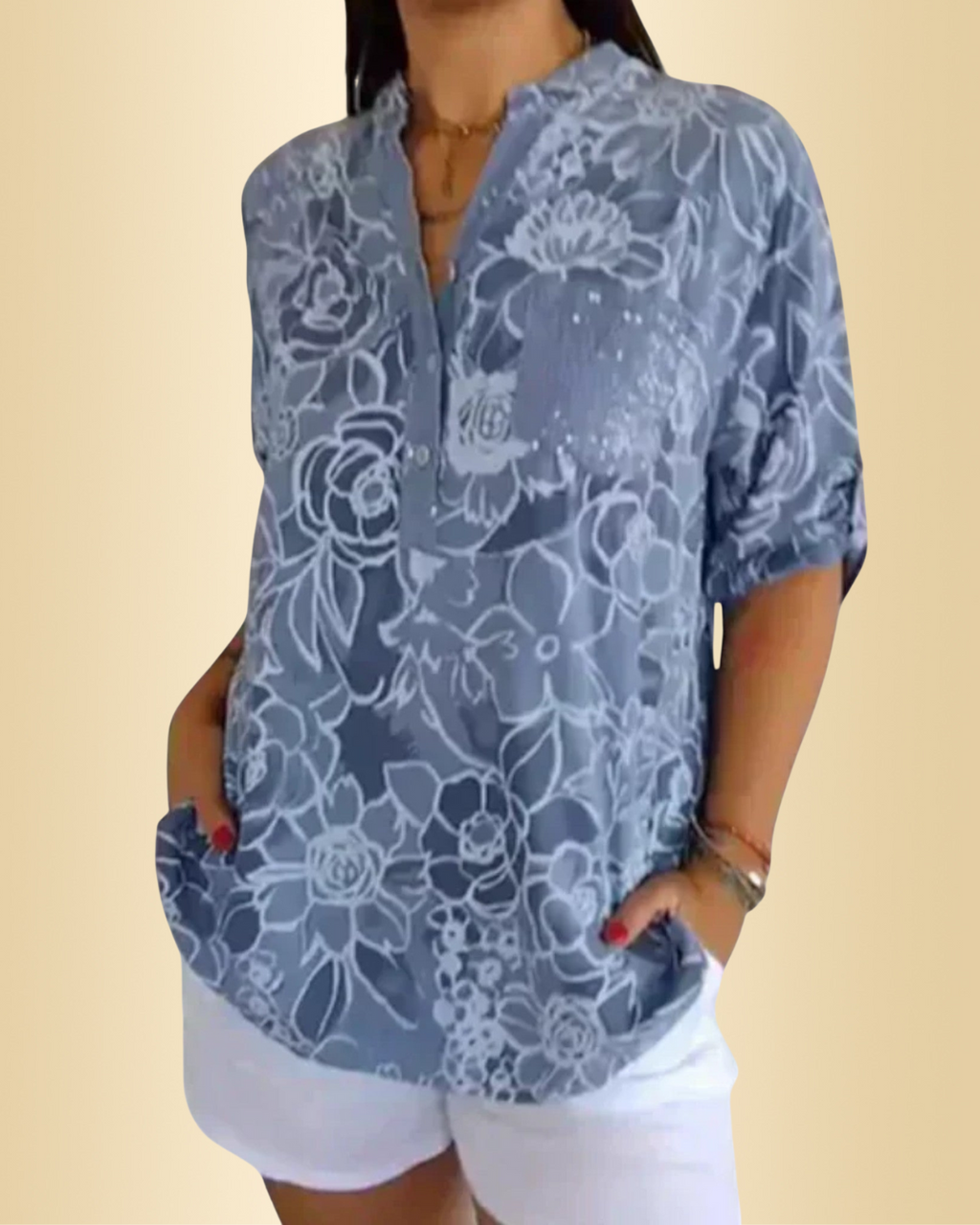 Tumascha Damen Bluse – Mit Blumenmuster, Leicht & Bequem