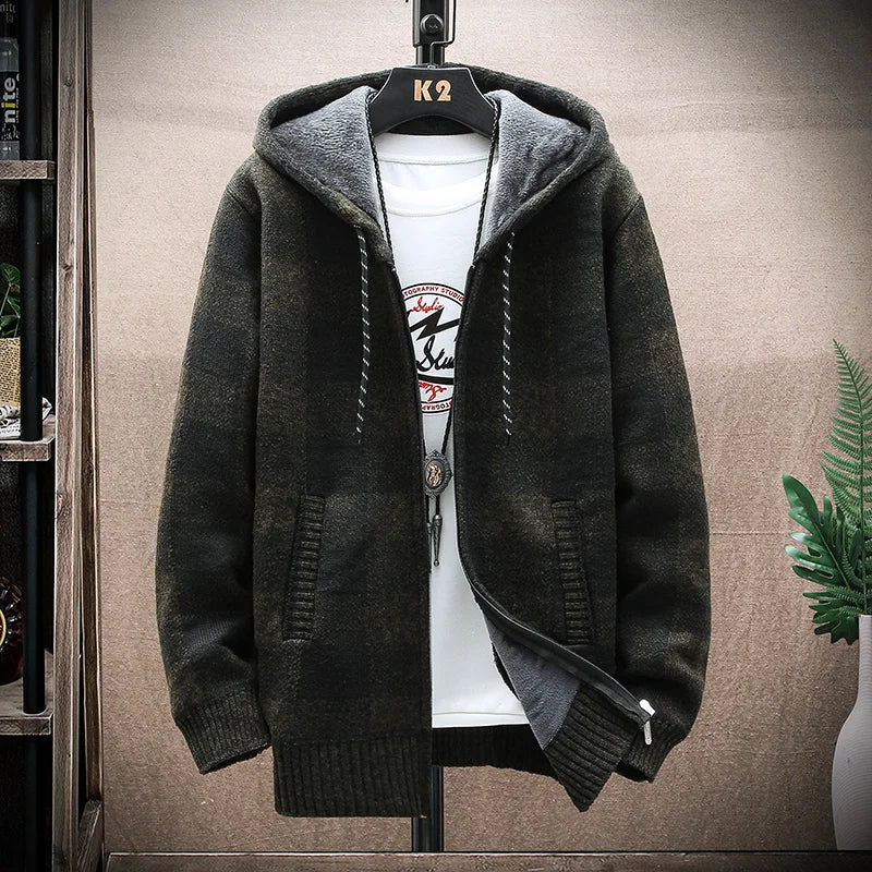 Maxx | Winter Karierter Hoodie Pullover