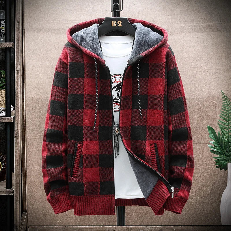 Maxx | Winter Karierter Hoodie Pullover