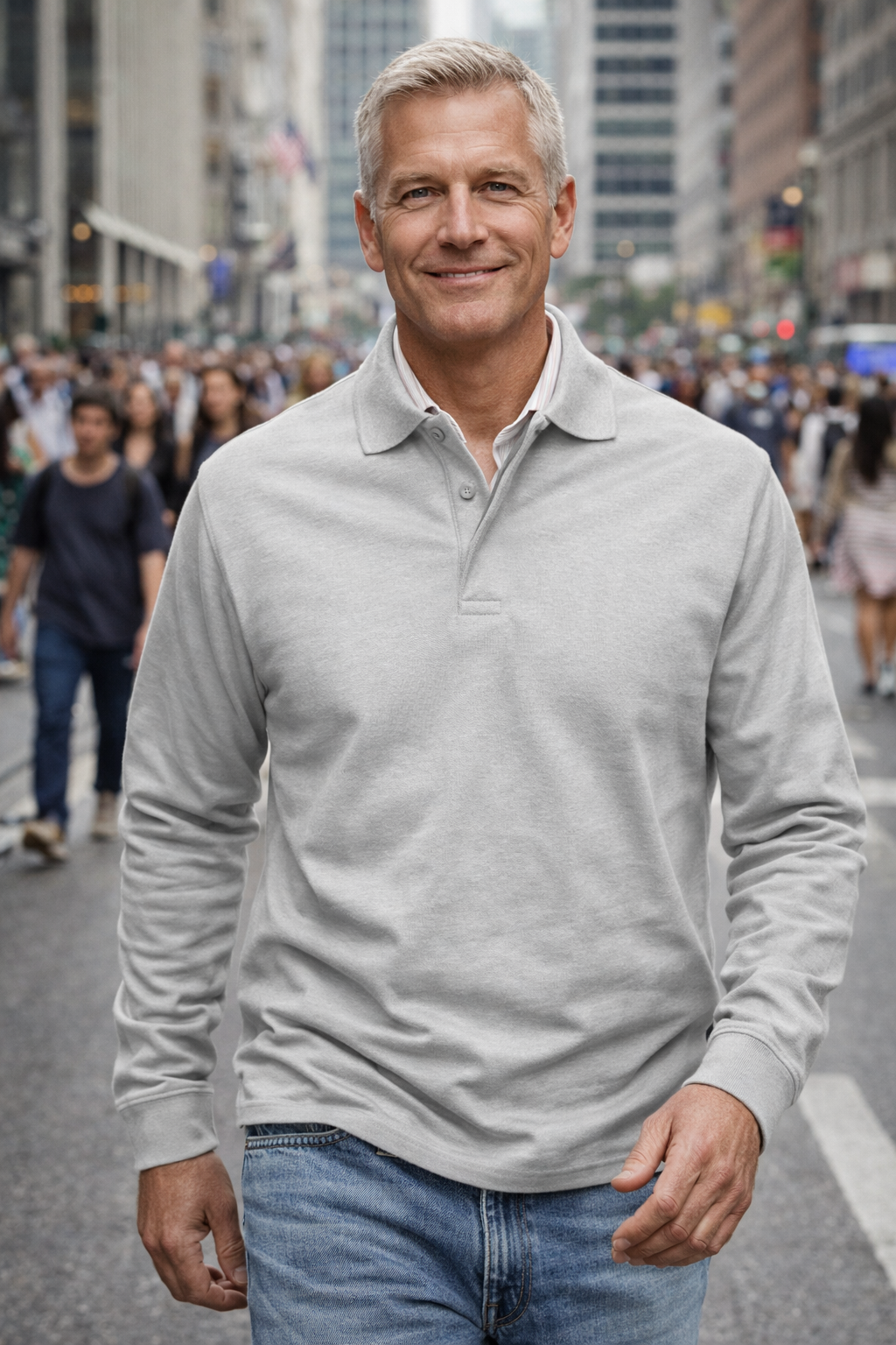 Conrad | LUXURIÖSES POLOSHIRT MIT LANGEN ÄRMELN