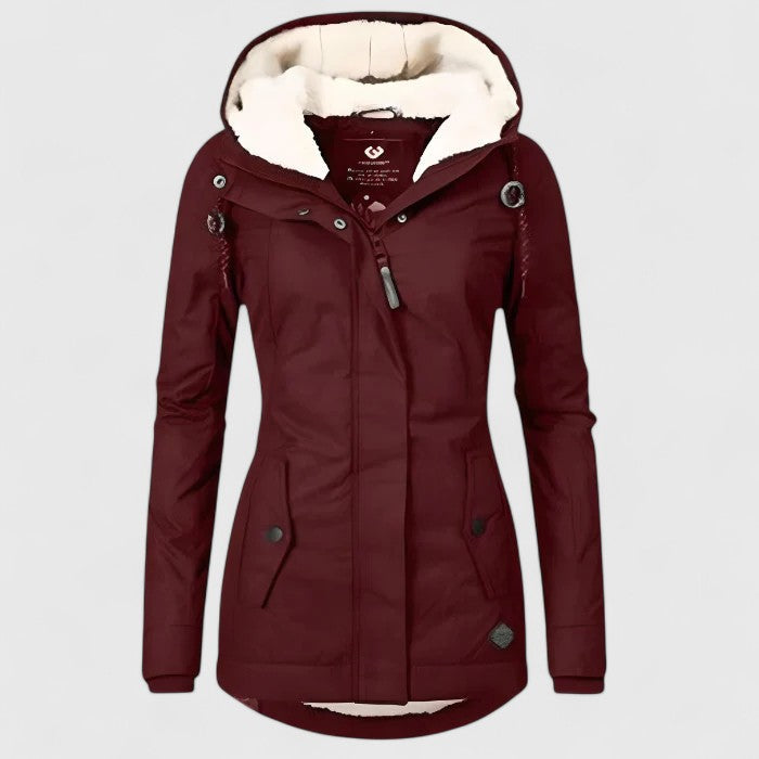Seravia | Wasserdichte Winterjacke mit Kapuze