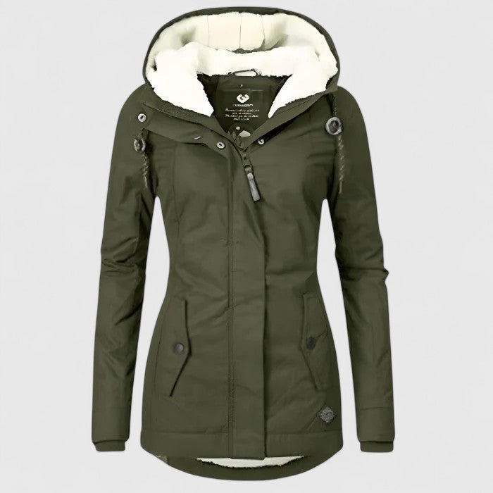 Seravia | Wasserdichte Winterjacke mit Kapuze