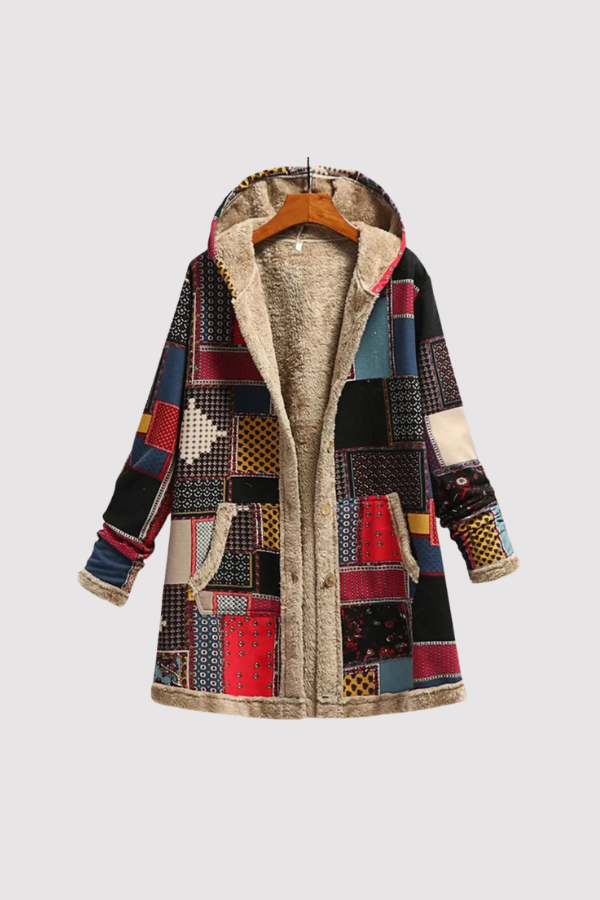Kamelia | Warme Fleecegefütterte Winterjacke – Bequem & Wetterfest