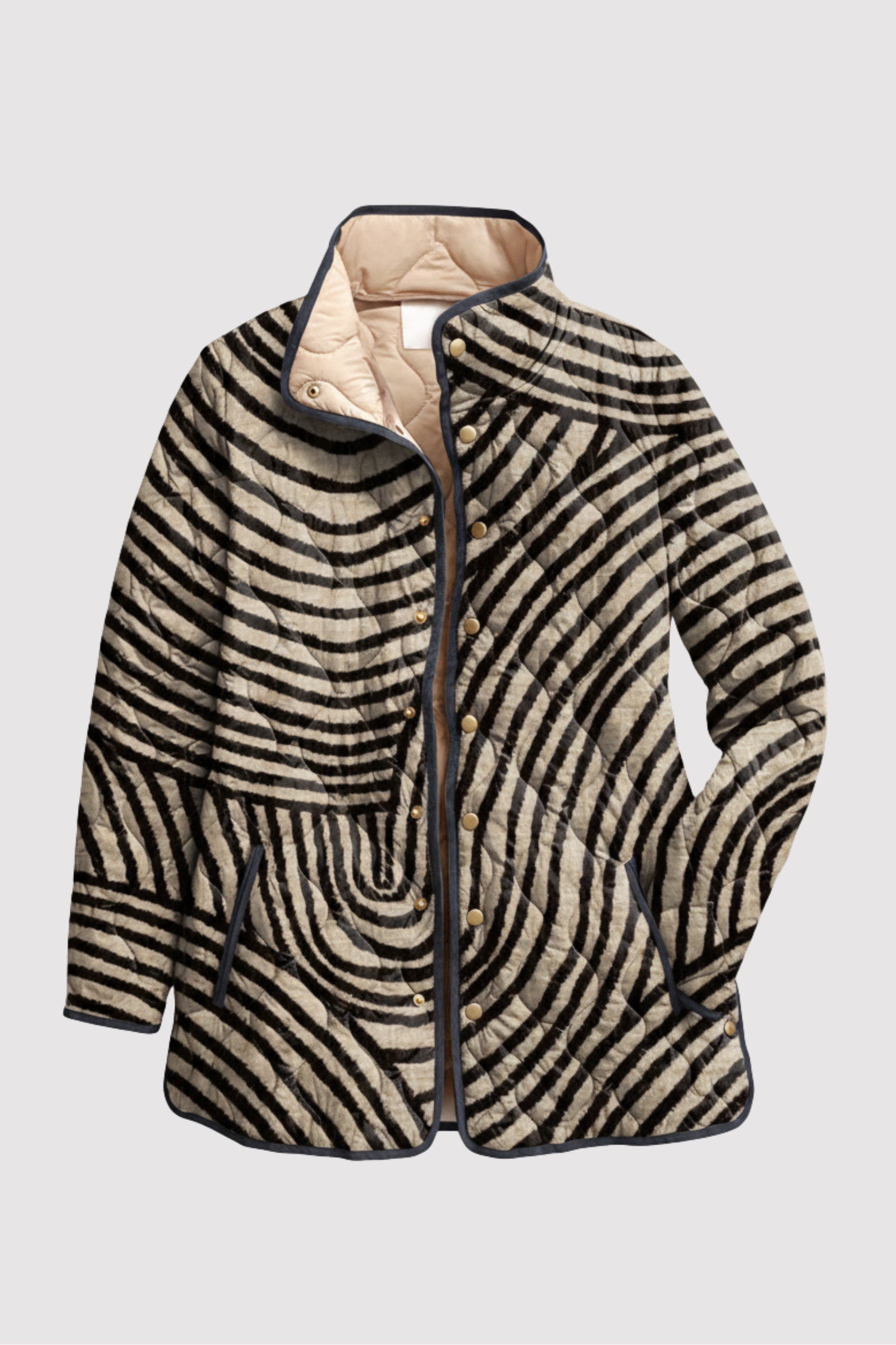 Lila - Elegante Retro-Jacke