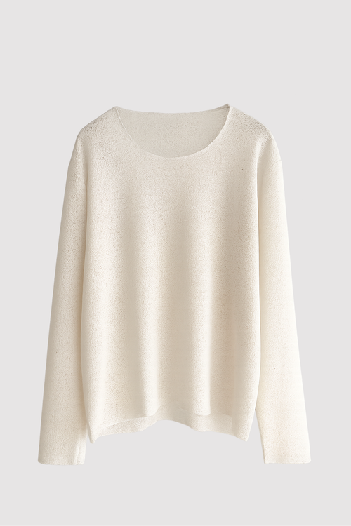 Alaric - T-Shirt Casual aus Strick