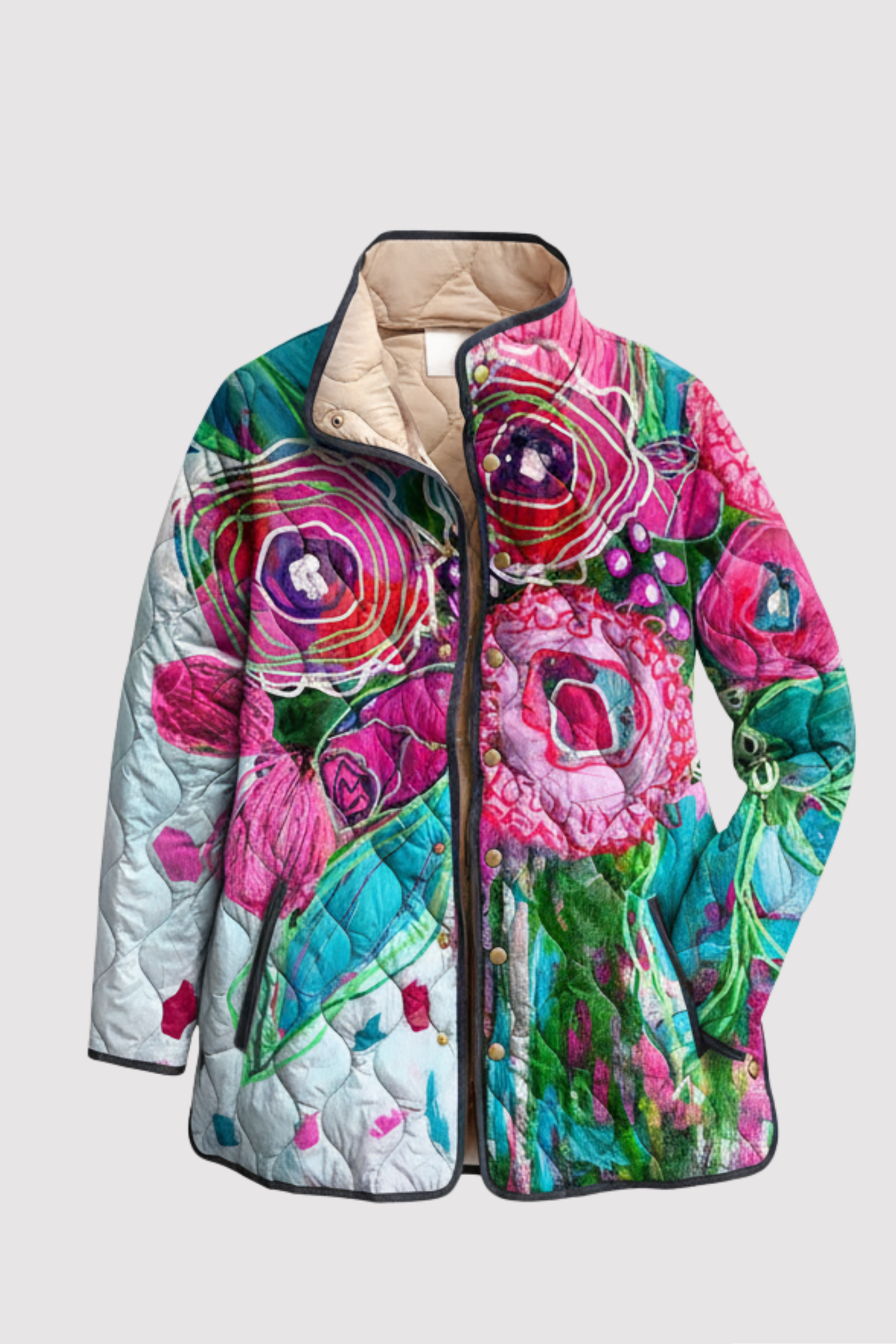 Elegante - Blumenjacke für den Alltag