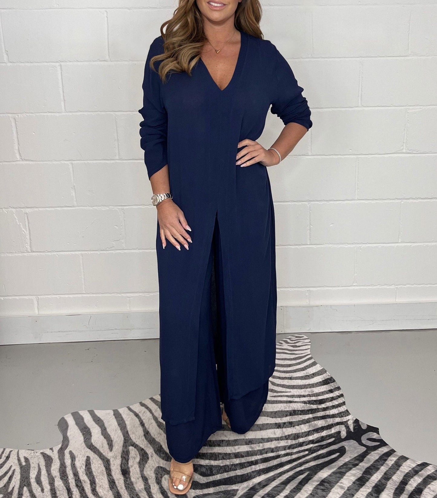 Capea | Damen Zweiteiler – Elegante Bluse und Weite Hose, Atmungsaktiv für den Sommer