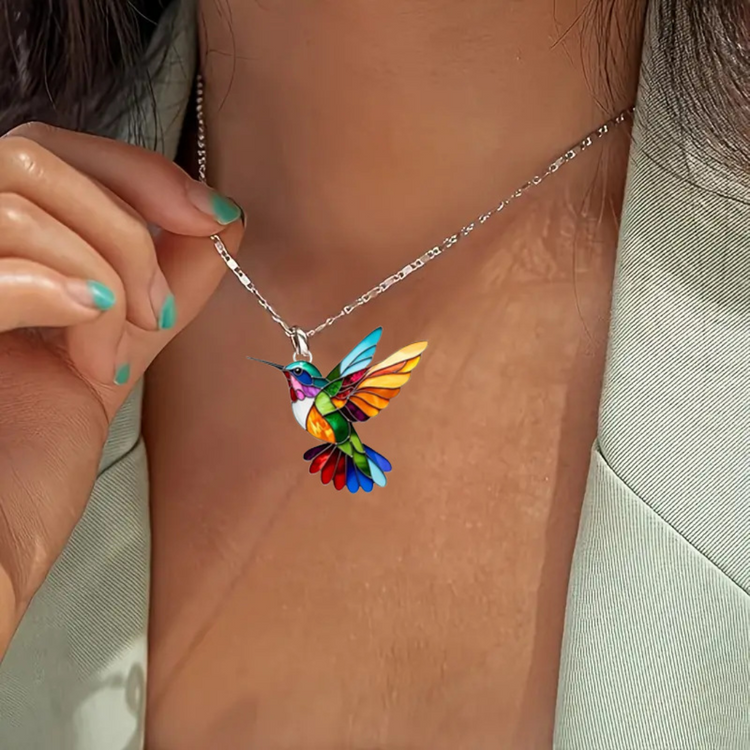 Samantha | Elegante Kolibri Halskette