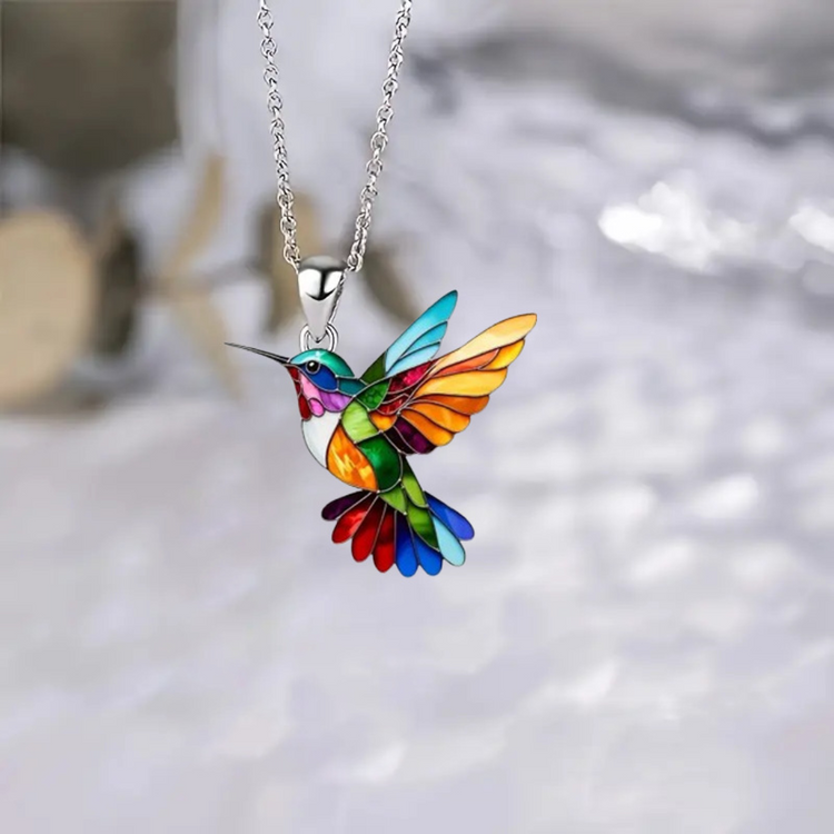 Samantha | Elegante Kolibri Halskette