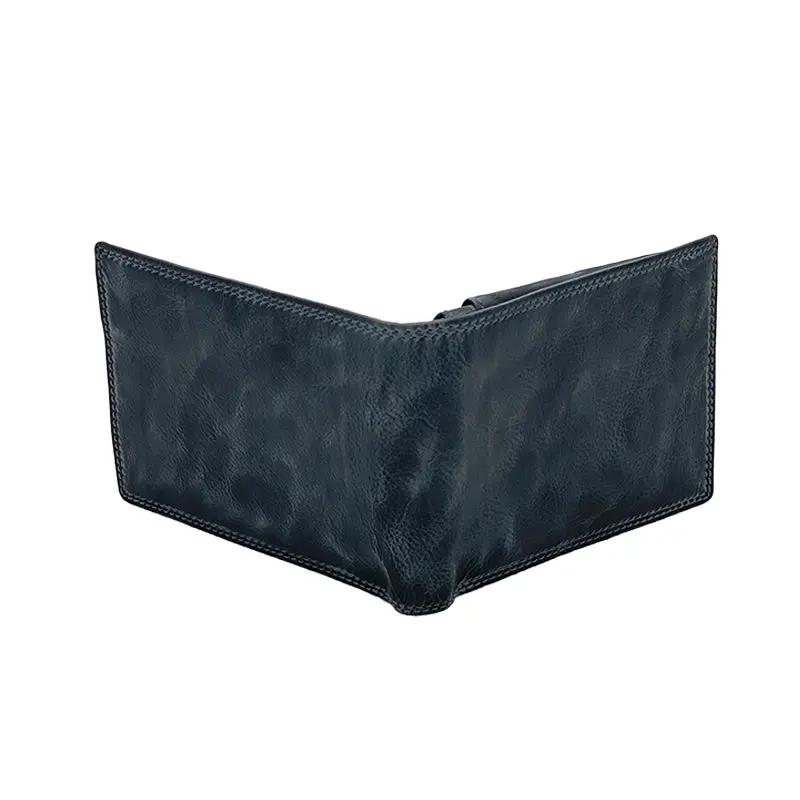 Hazz Graue Steinwachs Klassische Klappenbörse mit Münzfach