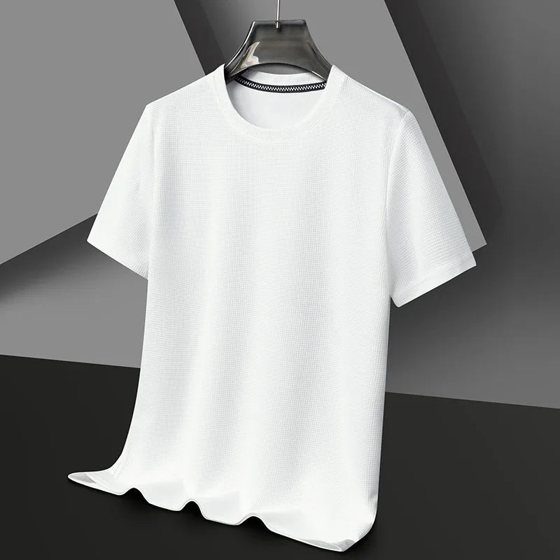 Wabenlook Herren Polo-Shirt
