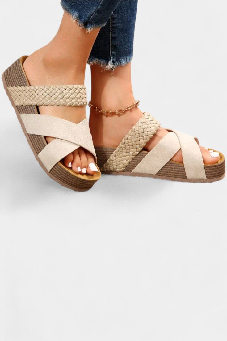 Sioraette | Low-Heel Comfort Slip-On Casual Shoes