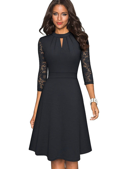 ELKE I ELEGANTES SPITZENKLEID