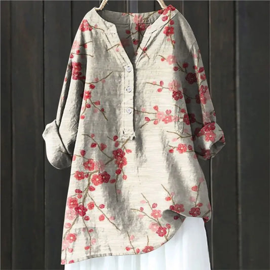 ISALINE I LANGE BLUMENBLUSE