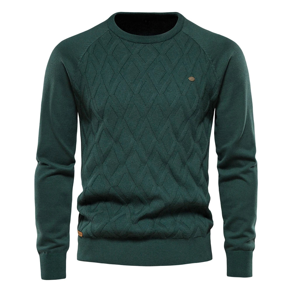 BOSSHARD | Herrenpullover mit Karomuster