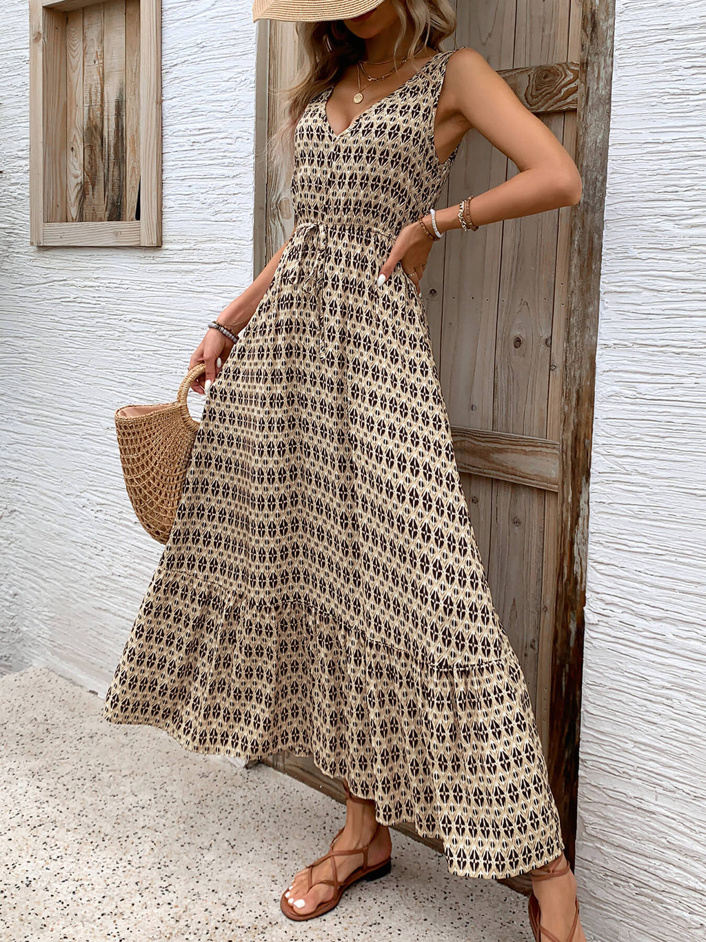 Ashlyn | Maxikleid mit V-Ausschnitt