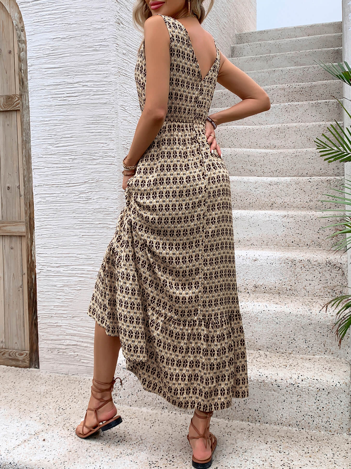 Ashlyn | Maxikleid mit V-Ausschnitt